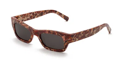 Marni Haicli Lava U96 Men's Sunglasses Brown Size 50 In Lava Brown