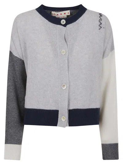 MARNI MARNI HAND-EMBROIDERED CASHMERE CARDIGAN