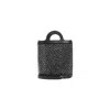 Marni Nano Tropicalia Crystal-embellished Bucket Bag In Black