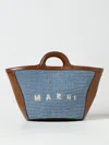 Marni Handbag  Woman Color Gnawed Blue In Nero