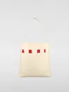 Marni Women Ivory Leather Medium Museo Shoulder Bag In 象牙色
