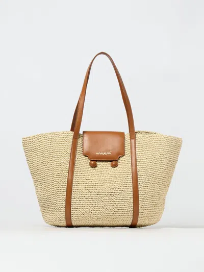 MARNI TOTE BAGS MARNI WOMAN COLOR NATURAL,G92363067