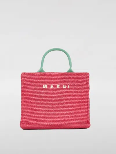 Marni Handbag  Woman Color Pink In Burgundy