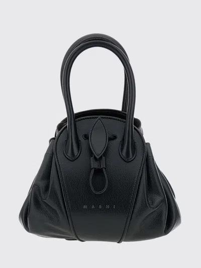 Marni Handbag Woman Color Black In White