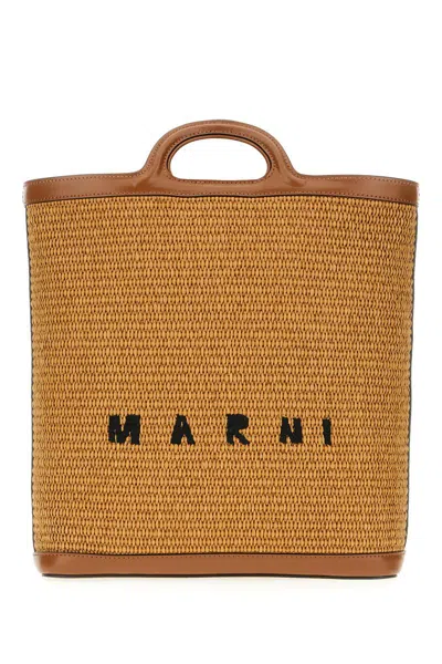 Marni Handbags. In Brown