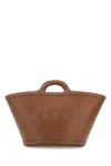 Marni Small Tropicalia Top Handle Bag In Brown