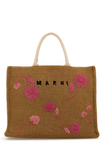 Marni Handbags. In Brown