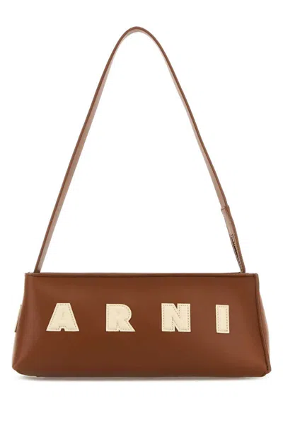 Marni Handbags. In Brown