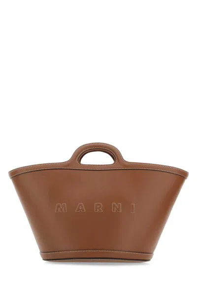 Marni Handbags. In Brown
