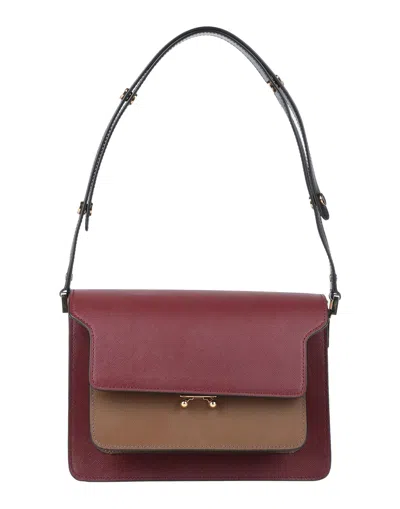 Marni Handbags In Maroon