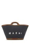 Marni Logo-print Tote Bag In Black