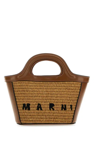 Marni Handbags. In Brown