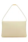 Marni Women Ivory Leather Prisma Shoulder Bag In White