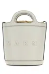 Marni Women's Leather Small Tropicalia Bucket Bag In White