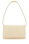 Marni Women Ivory Leather Prisma Shoulder Bag In White