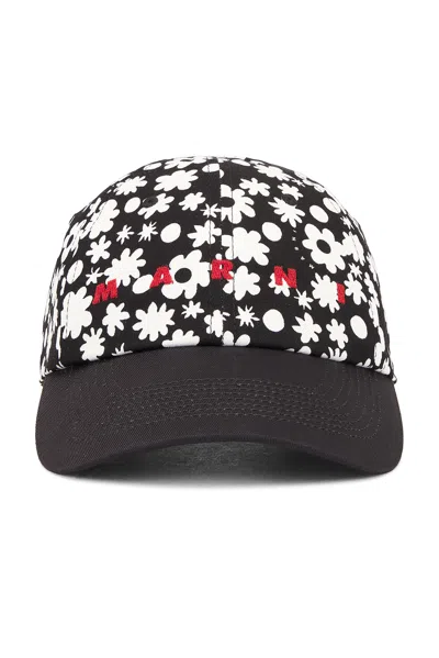 Marni Hat In Black & White