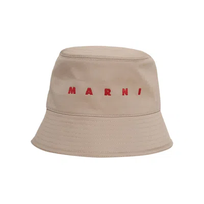 Pre-owned Marni Hat 'cement' | Grey | Men's Size L In Gray