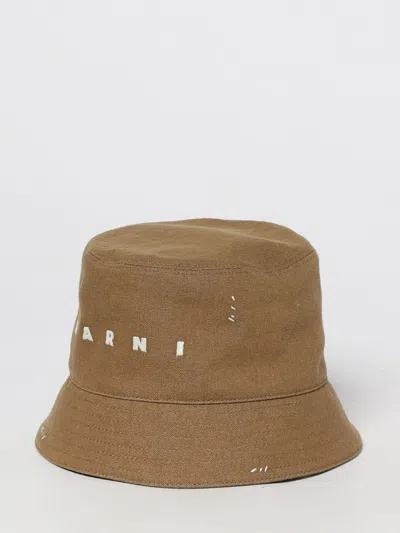 Marni Hat Men  In Brown