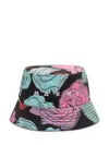 Marni Bucket Hat In Orion Print In Black