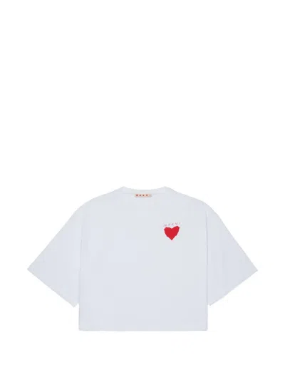 Marni T-shirt Kids Color White