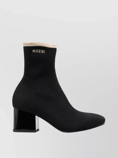 MARNI HEELED STRETCH ANKLE BOOTS
