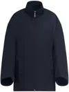 Marni High-neck Zip-up Bomber Jacket In Black