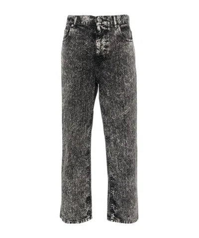 Marni High-rise Straight-leg Jeans In Black