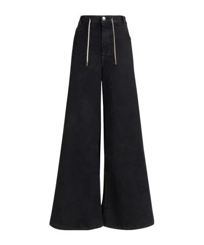 MARNI MARNI DRAWSTRING WIDE-LEG JEANS