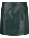 Marni High-waist Mini Leather Skirt