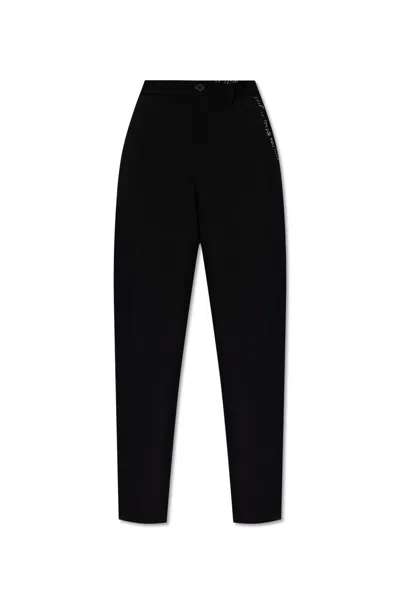 Marni High-waist Straight-leg Trousers In Black