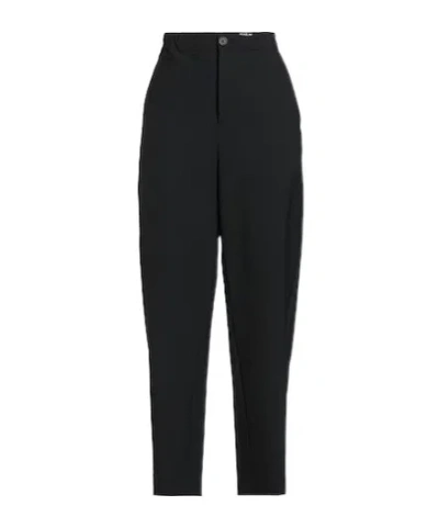 Marni High Waist Stretch Tapered Pants In Black