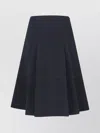 Marni High-waisted A-line Skirt Panel Detailing In Green