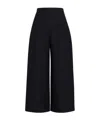 Marni High Waisted Straight Leg Pants In Black