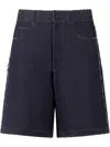 Marni Men's High-waisted Shorts Raw Hem