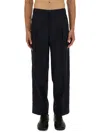Marni Trousers With Pleated Design And Pockets In Black