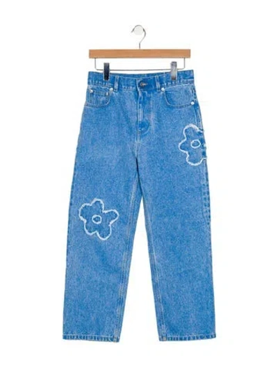 Pre-owned Marni High-rise Straight Leg Jeans In Blue