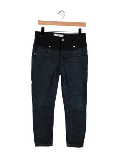 Pre-owned Marni High-rise Straight Leg Jeans In Blue
