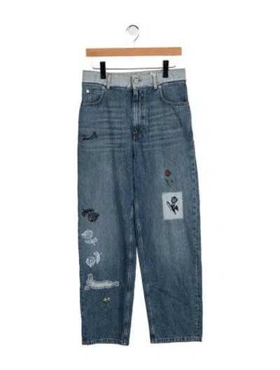 Pre-owned Marni High-rise Straight Leg Jeans W/ Tags In Blue