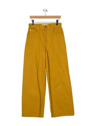 Pre-owned Marni High-rise Wide Leg Jeans In Neutral