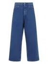 Marni Hight Waist And Wide Leg Jeans In Blue