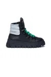 Marni Logo-print Lace-up Leather Sneakers In Black