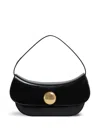 Marni Hobo Handbag With Gold Closure In Black