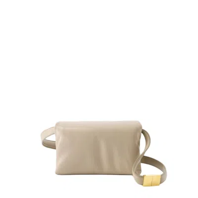 Marni Hobo Small Prisma Bag - Leather - Beige In Pink