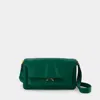 Marni Hobo Trunk Bag In Green