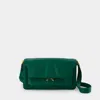 Marni Hobo Trunk Bag In Green