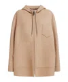 Marni Hoded Zipper Casual Jacket In Nude