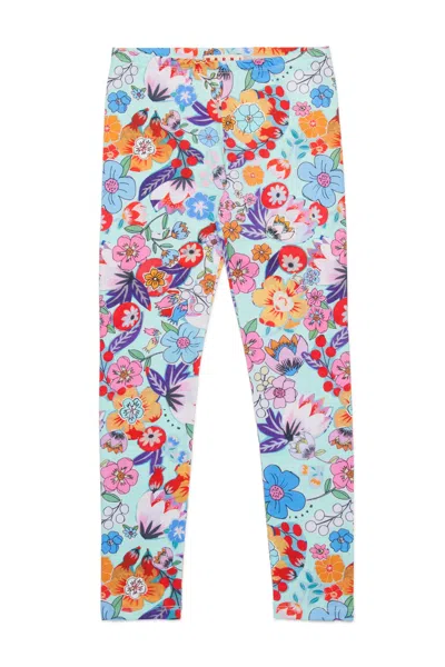 Marni Kids' Holiday Allover Leggings Pants In Blue
