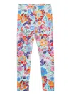 Marni Holiday Allover Leggings Pants In Blue