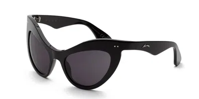 Marni Holoholona Black N96 Men's Sunglasses Black Size 56