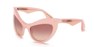 Marni Holoholona Pink Is5 Men's Sunglasses Pink Size 56 In Opaque Pink